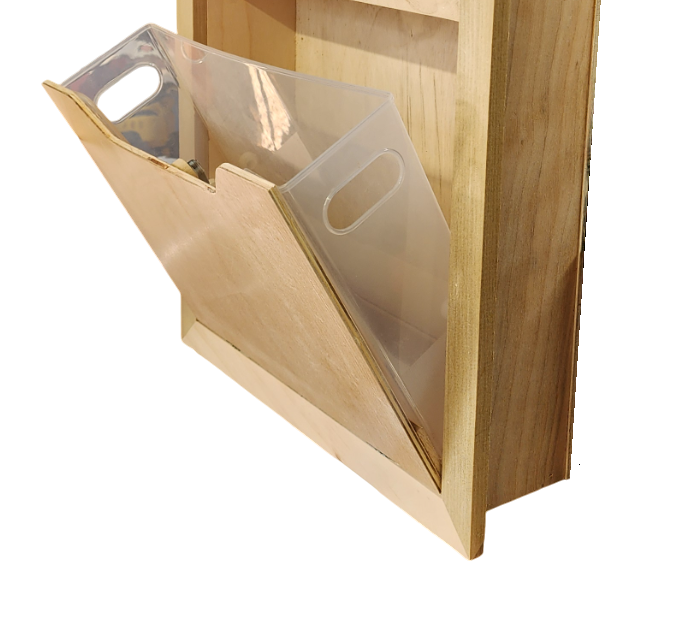 Recessed Bathroom Niche - Waste Bin