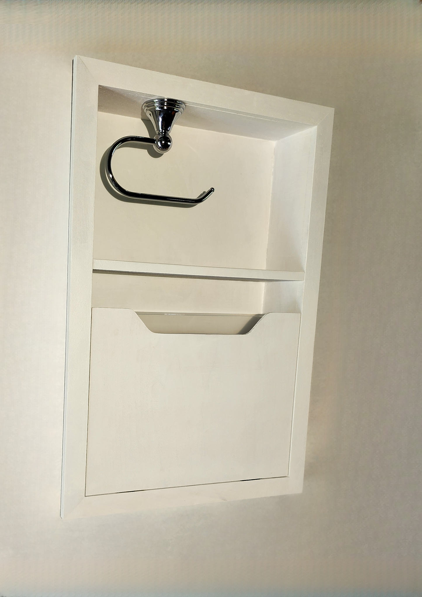 Recessed Bathroom Niche - Waste & Toilet Paper