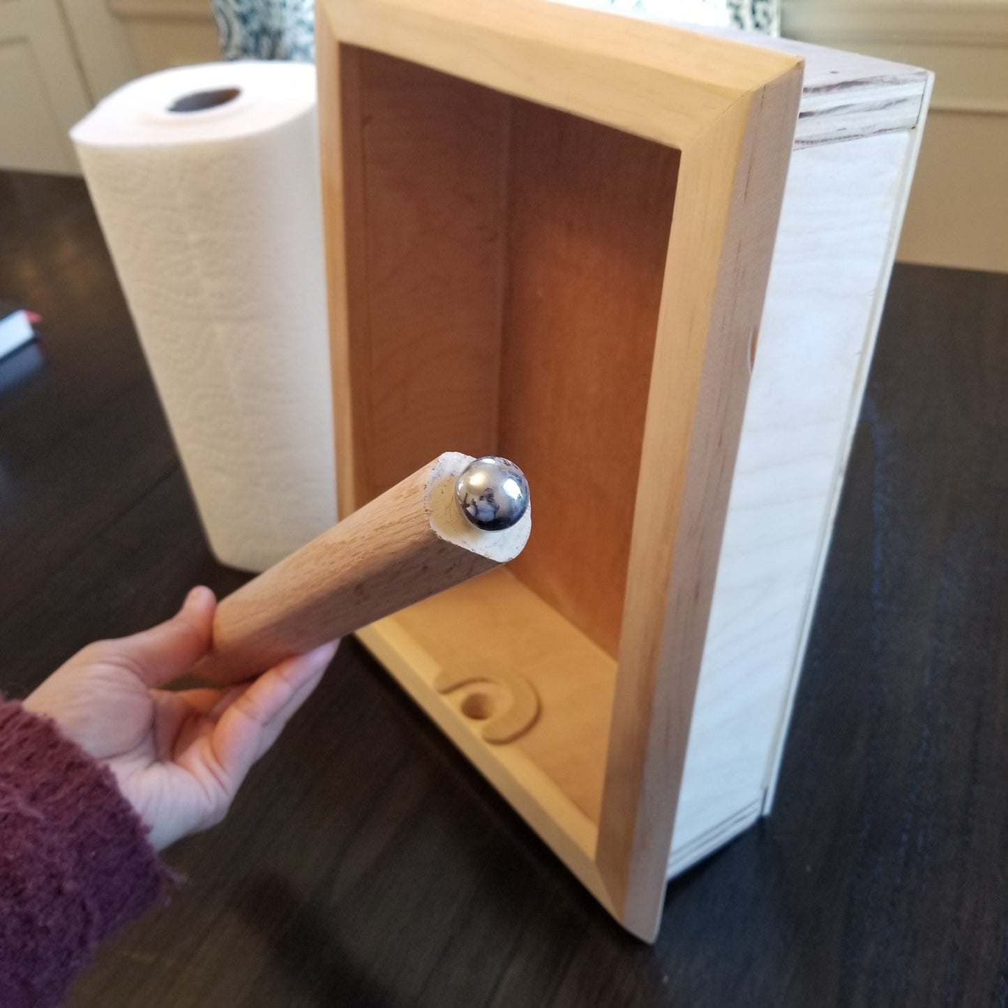 Recessed Paper Towel Holder
