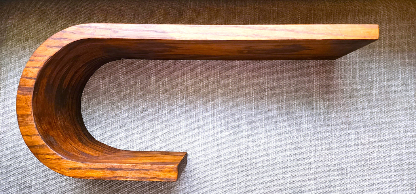 Curled Floating Shelf