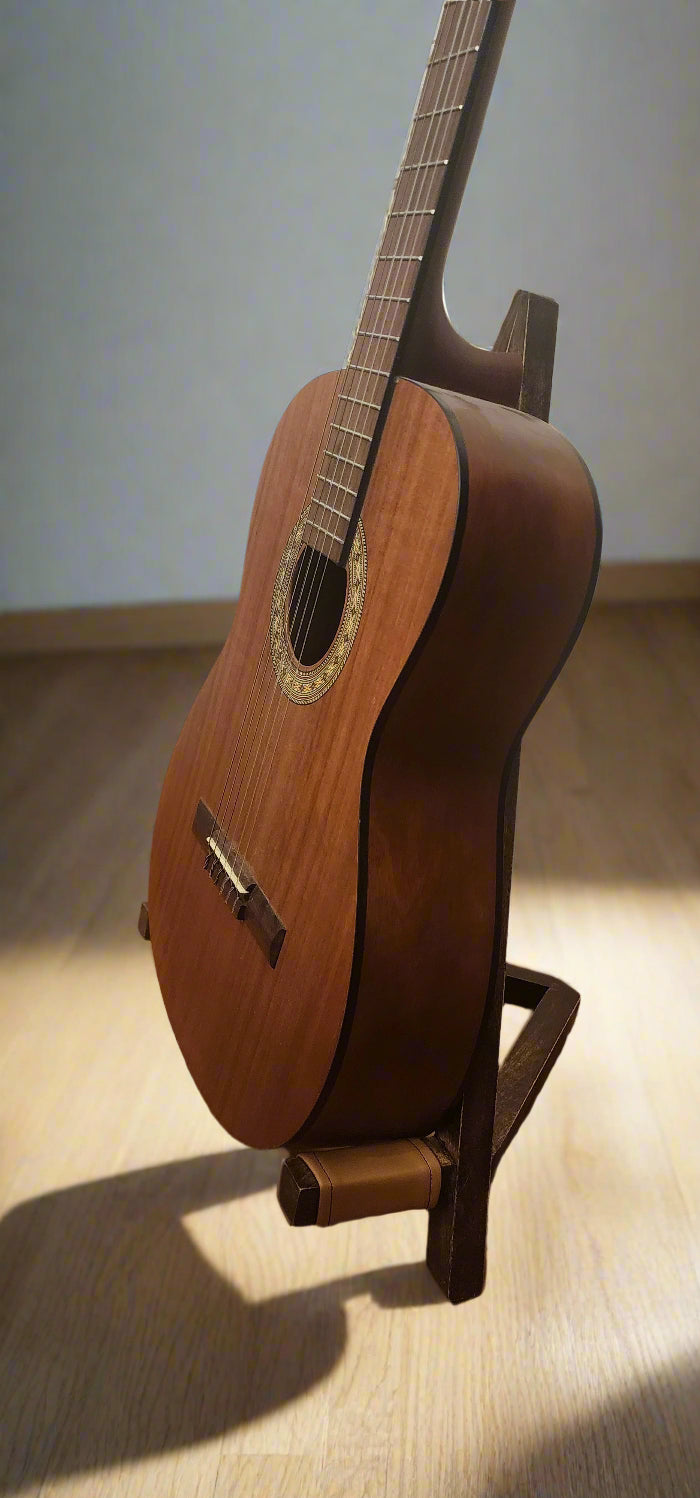 Acoustic Guitar Wood Floor Stand