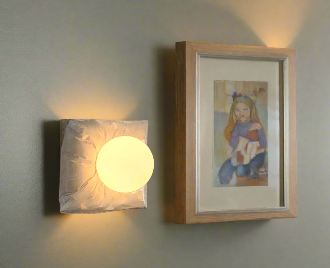 Ceramic Pillow Light Sconce