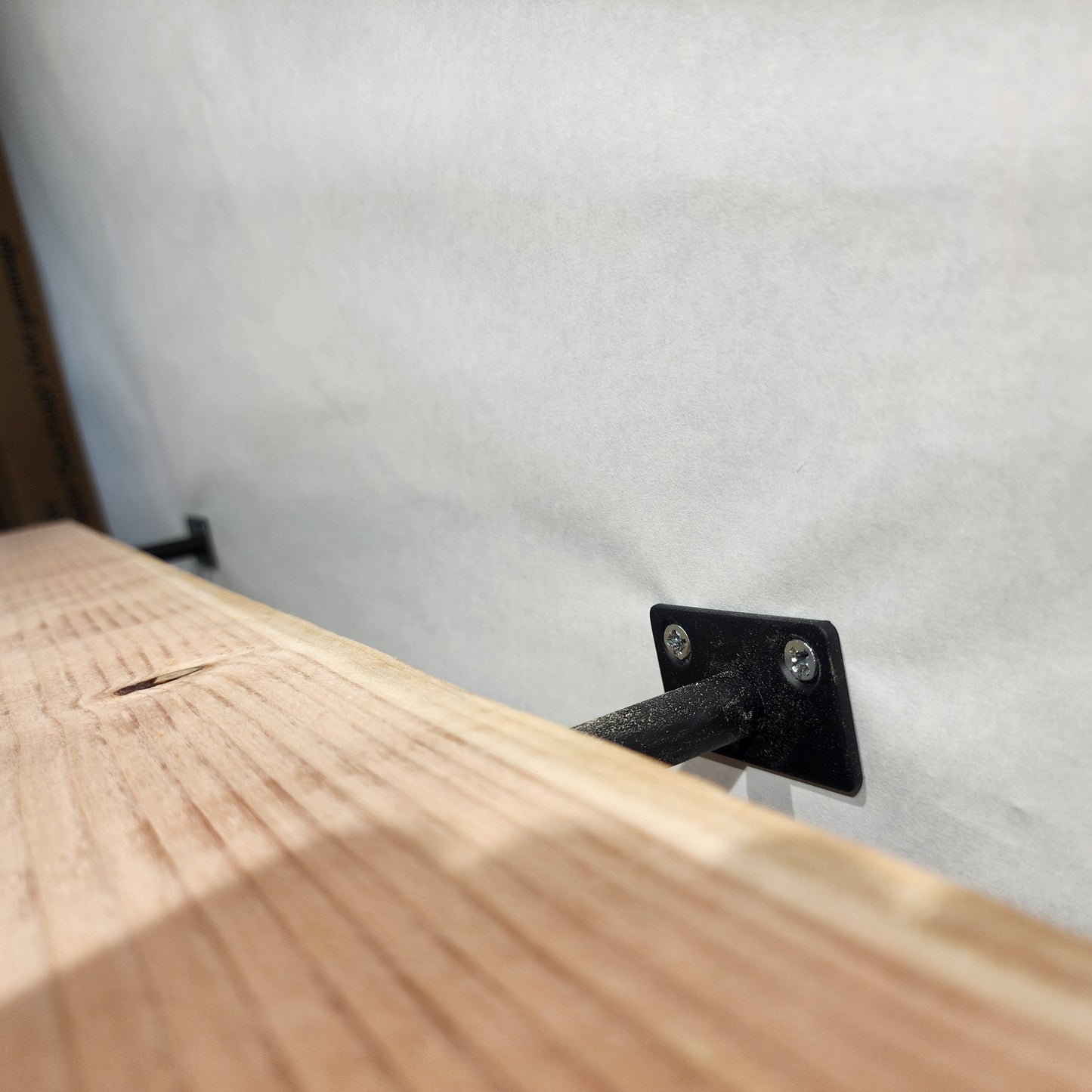 Solid Wood Rustic Timber Floating Shelf