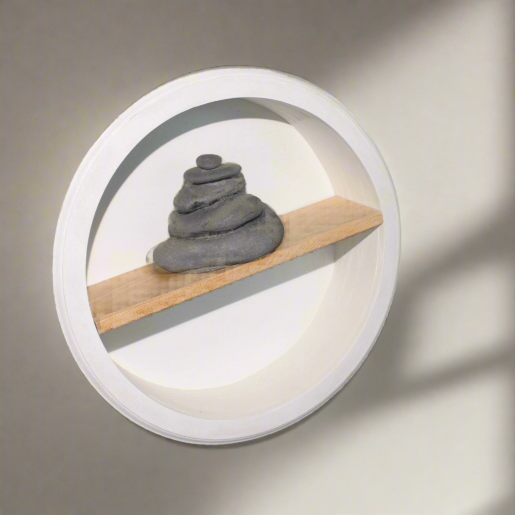 Recessed Circle Wall Storage Niche