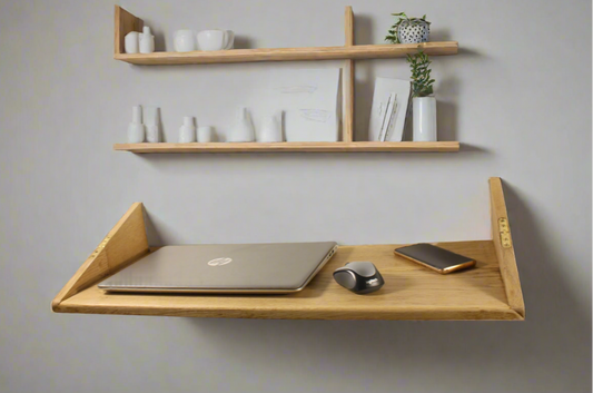 Fold Down Wall Mount Floating Desk