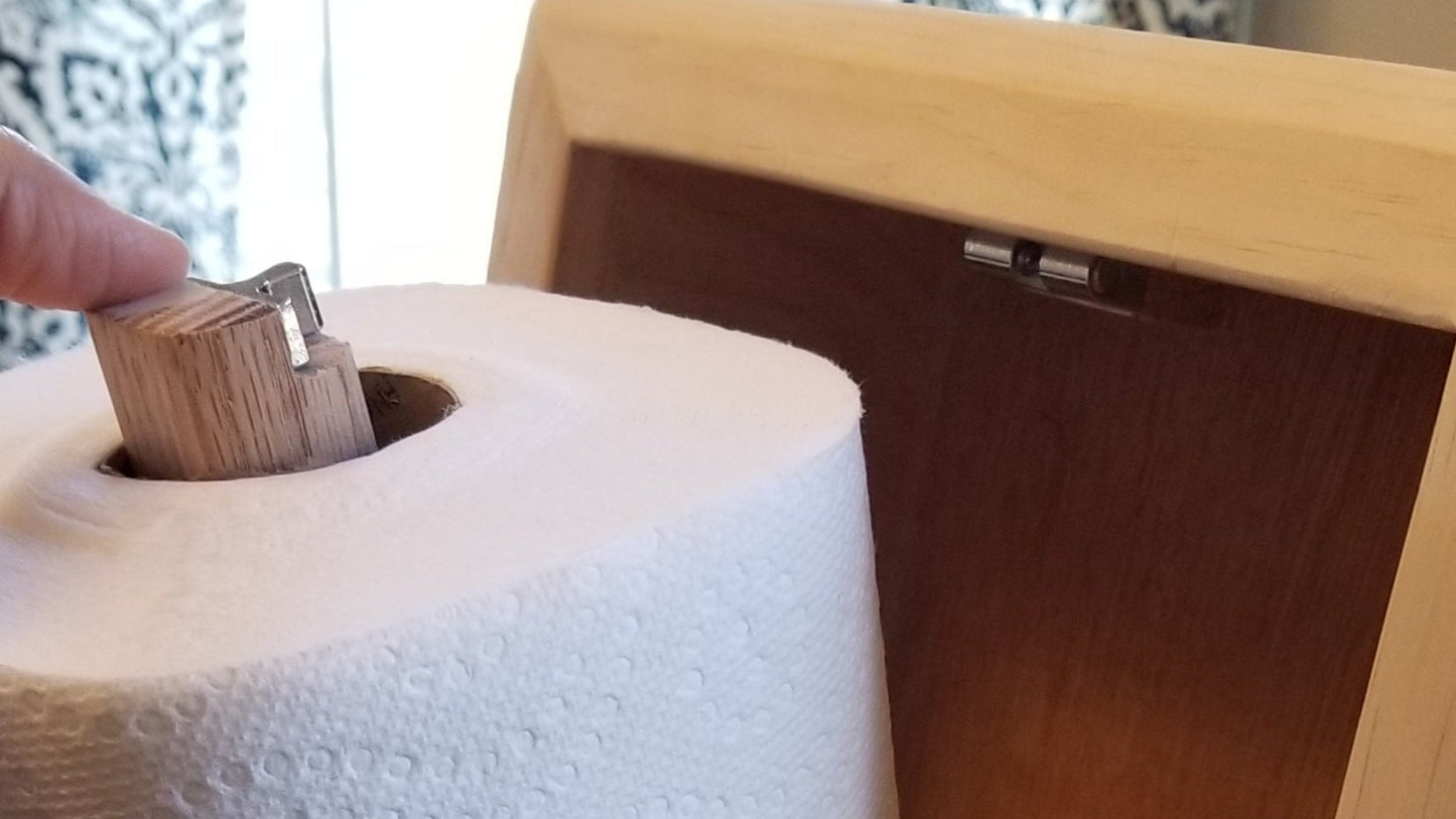 Recessed Paper Towel Roll Holder