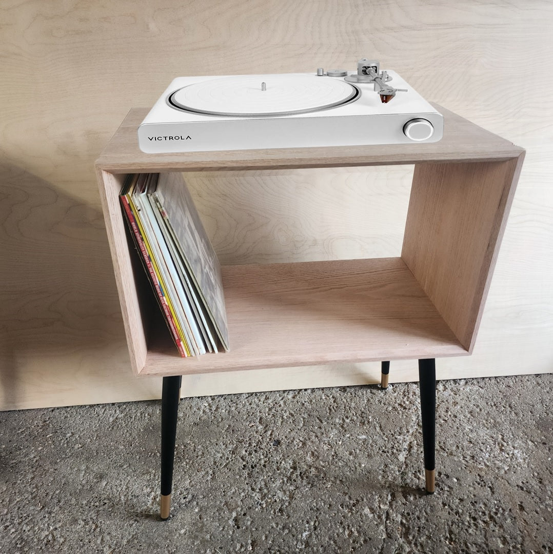 Vinyl Record Player Console