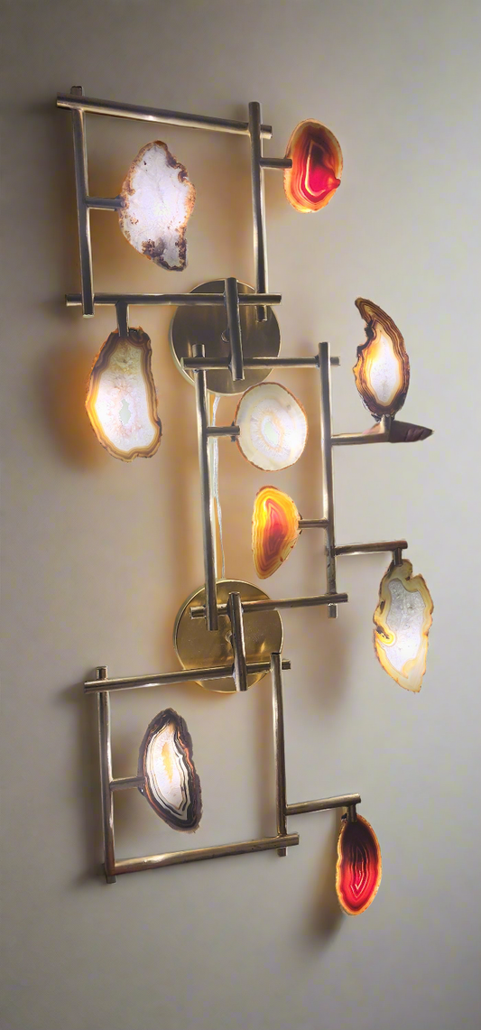 Agate Wall Light Array