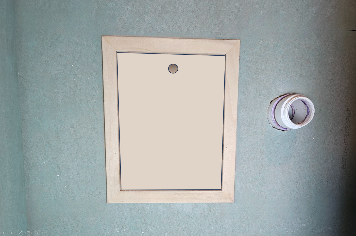 Recessed Shut-Off Valve Niche