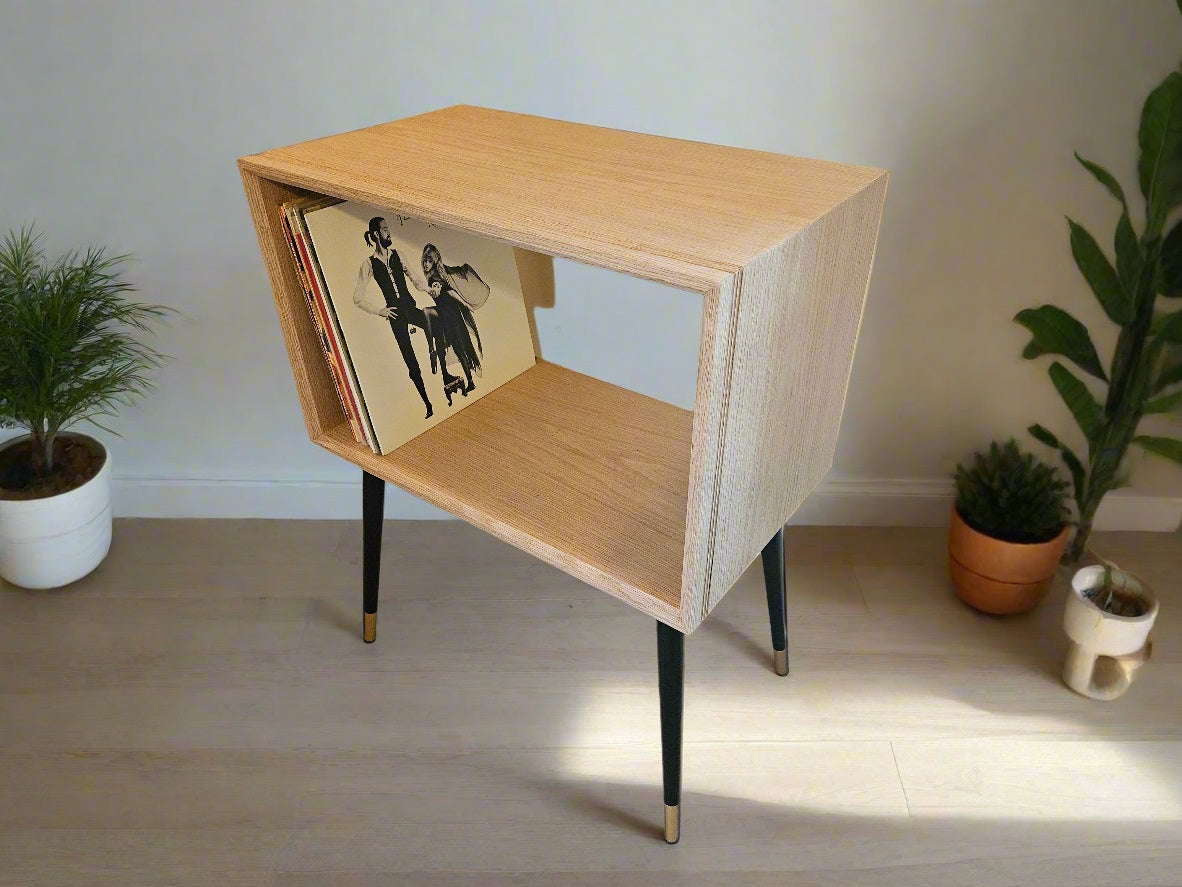 Vinyl Record Player Console