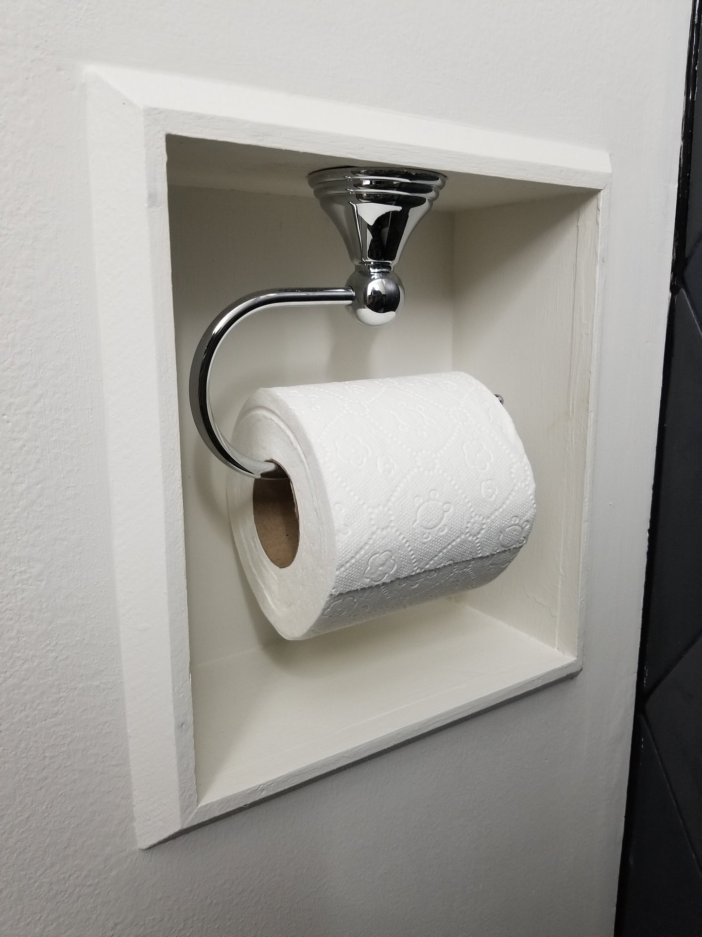 Recessed Niche Toilet Paper Holder