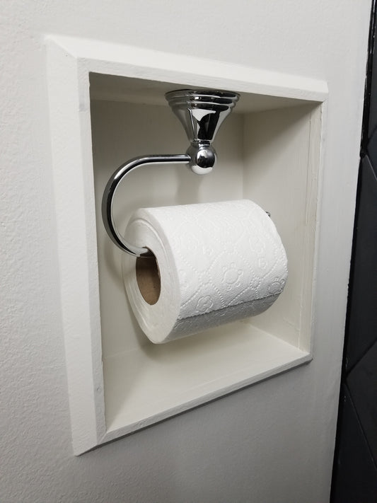 Recessed Niche Toilet Paper Holder