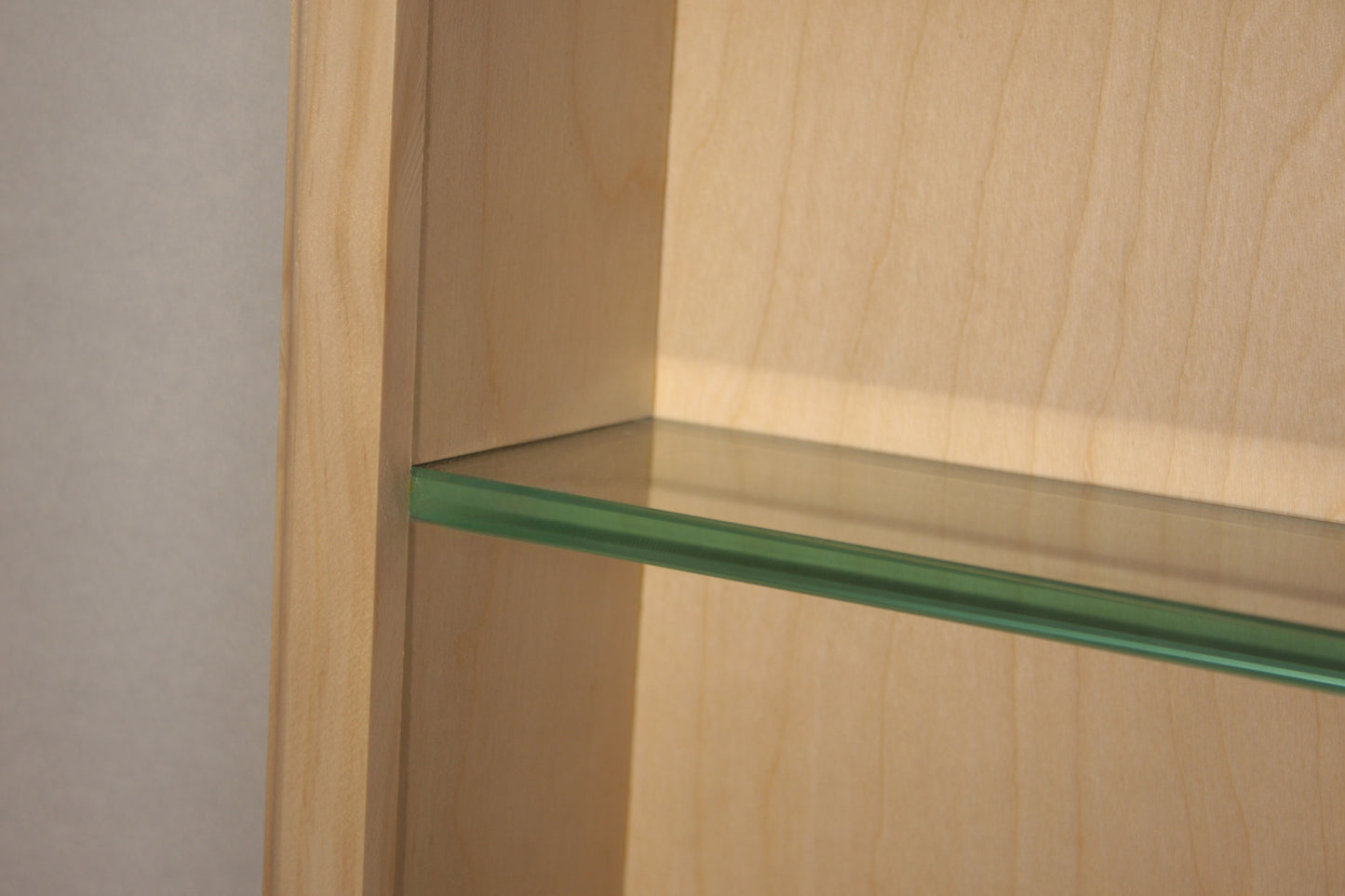 Recessed Wall Storage With Glass Shelves | 24x14 |