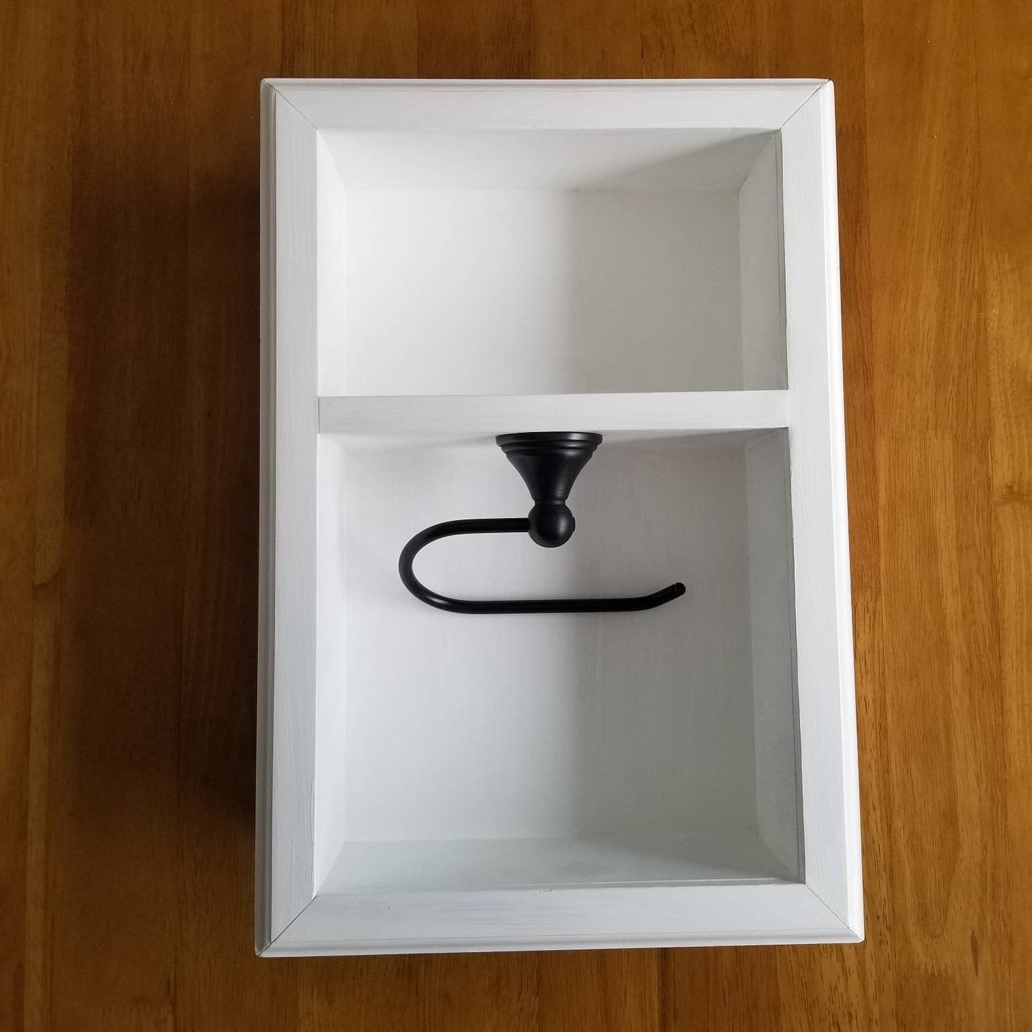 Recessed Toilet Paper Holder with Storage Niche