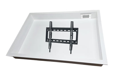 TV & Monitor Recessed Niche With Mount With Outlet - Fully Customizable