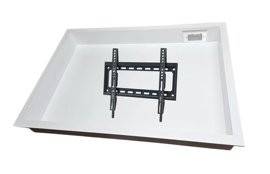 TV & Monitor Recessed Niche With Mount & Outlet - Fully Customizable