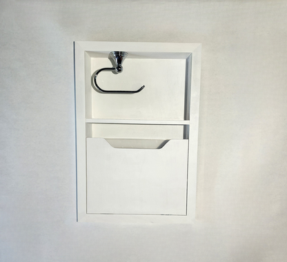 Recessed Bathroom Niche - Waste & Toilet Paper