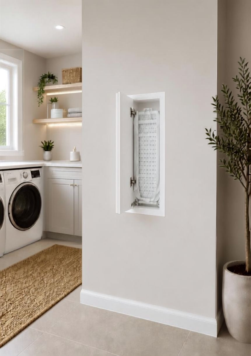 Recessed Ironing Board Cabinet