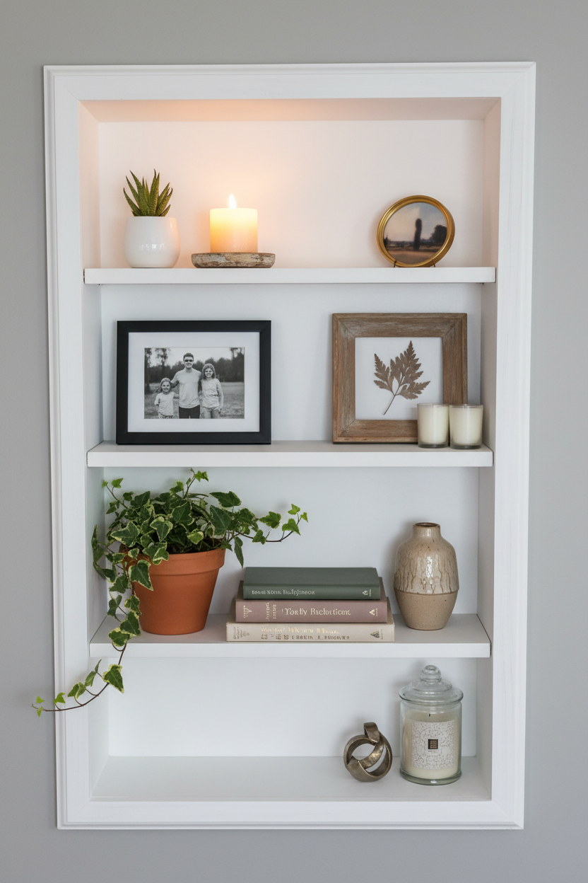 (Large) Recessed Wall Niche - Customizable Size and Options