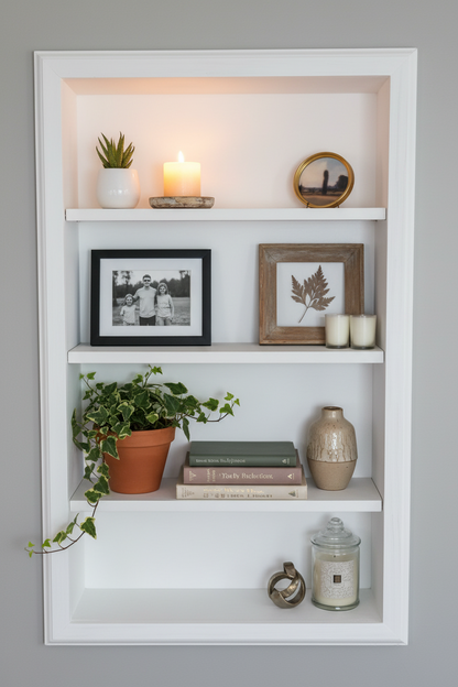 (Large) Recessed Wall Niche - Customizable Size and Options
