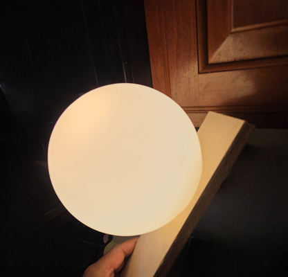 Flush Mounted Globe Sconce Light