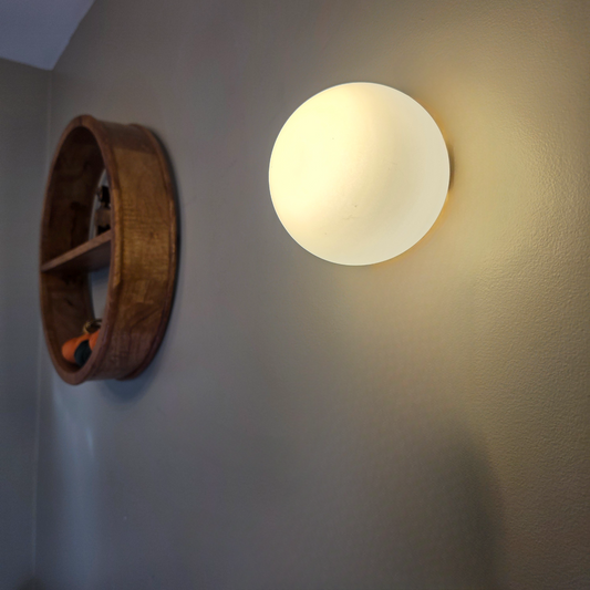 Flush Mounted Globe Sconce Light