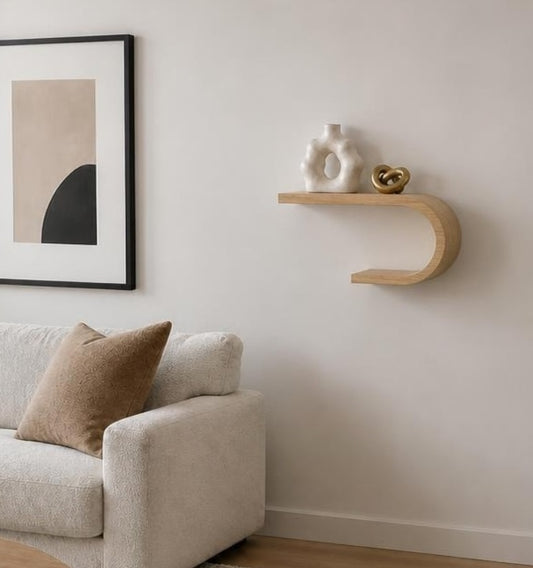 Curled Floating Shelf