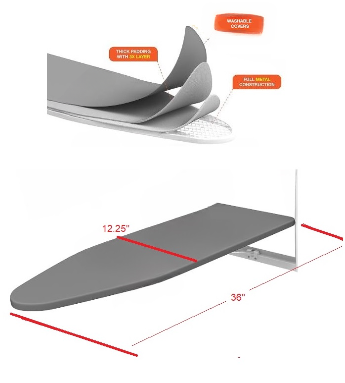 Recessed Ironing Board Cabinet