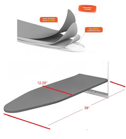 Recessed Ironing Board Cabinet