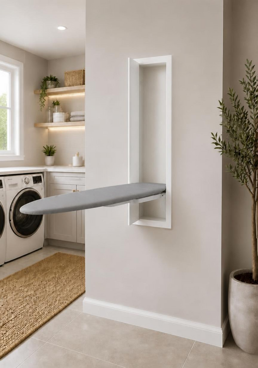 Recessed Ironing Board Cabinet