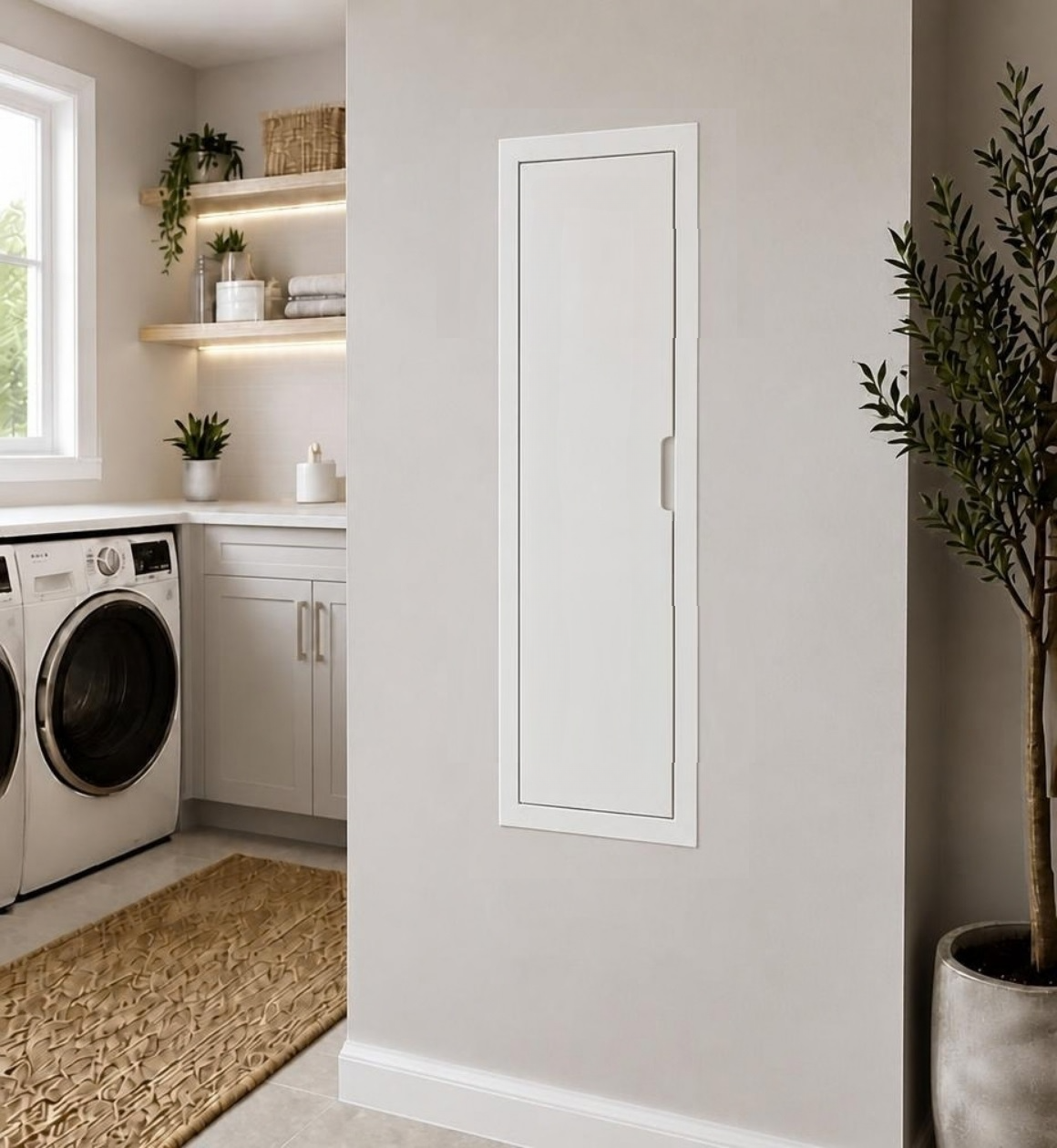 Recessed Ironing Board Cabinet