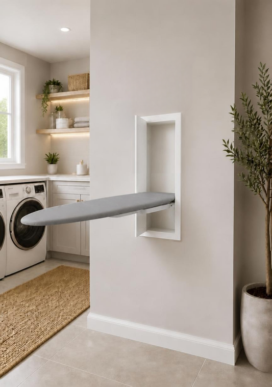 Recessed Ironing Board Cabinet