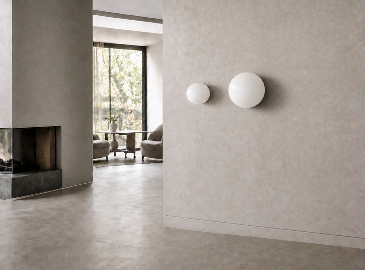 Flush Mounted Globe Sconce Light
