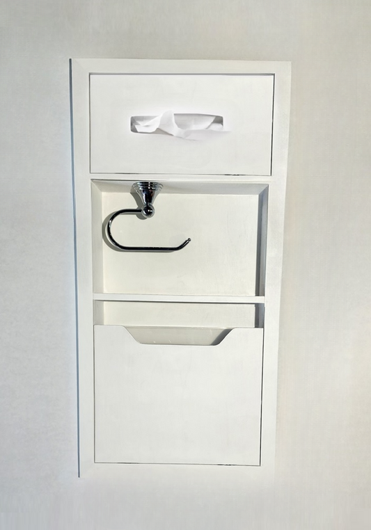 Recessed Bathroom Niche - Waste & Toilet Paper & Tissue
