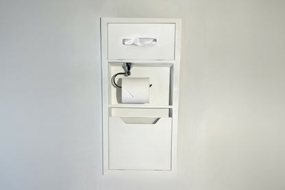 Recessed Bathroom Niche - Waste & Toilet Paper & Tissue