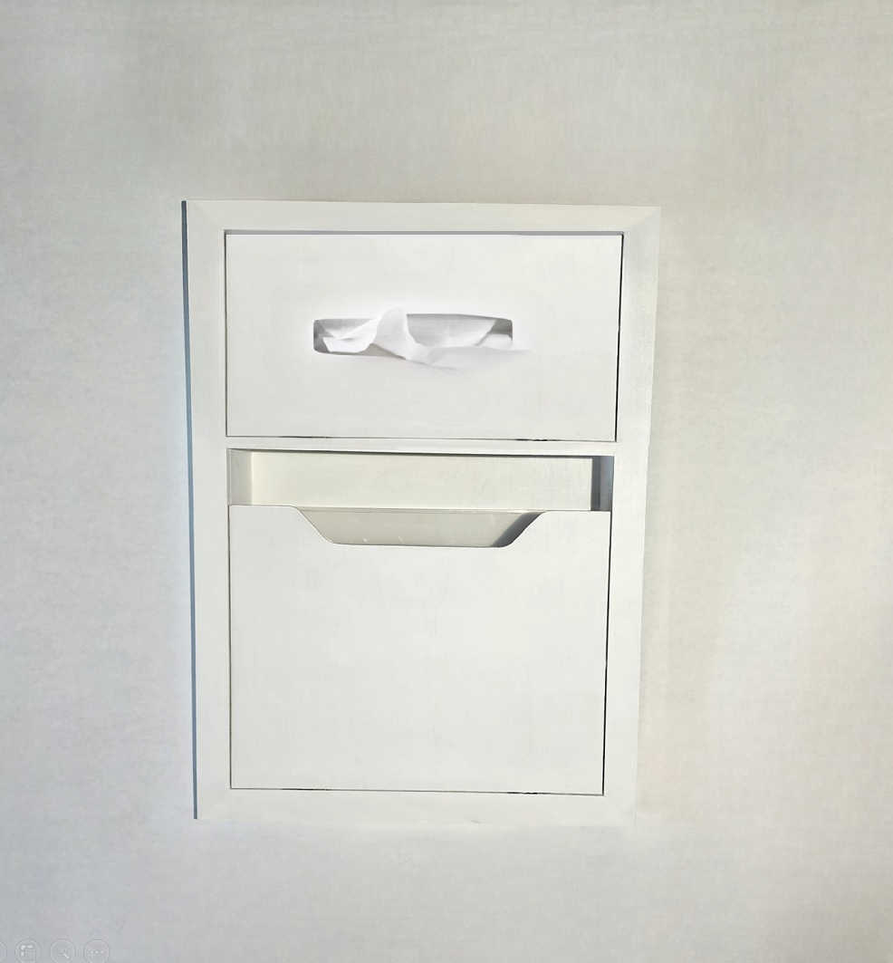 Recessed Bathroom Niche - Waste & Tissue Box