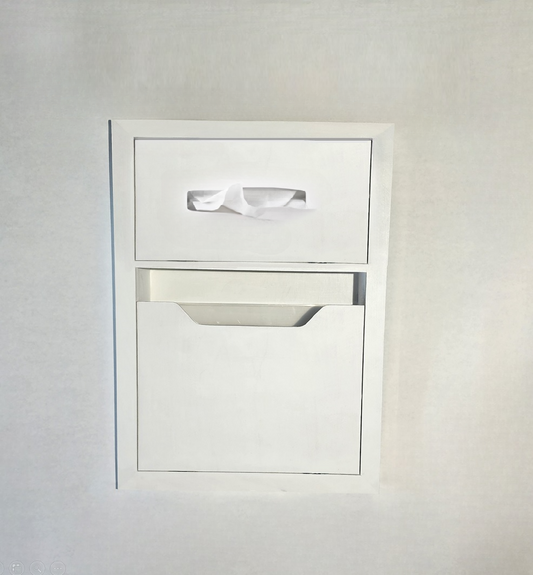 Recessed Bathroom Niche - Waste & Tissue Box