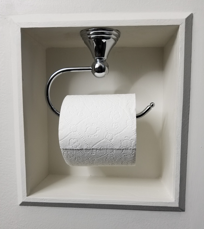 Recessed Niche Toilet Paper Holder