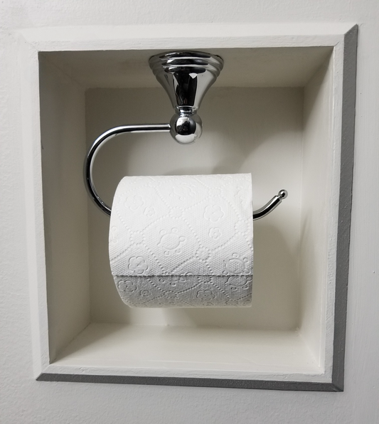 Recessed Niche Toilet Paper Holder