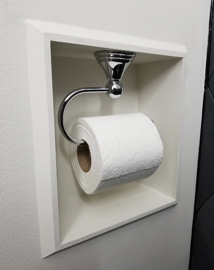Recessed Niche Toilet Paper Holder