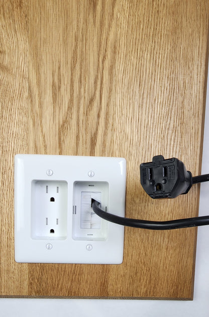 Recessed Retractable Extension Cord